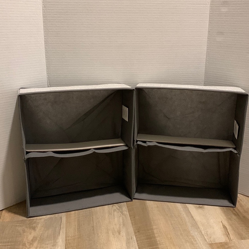 MDesign Dresser Drawer & Closet Organizers-Fabric pck of 2